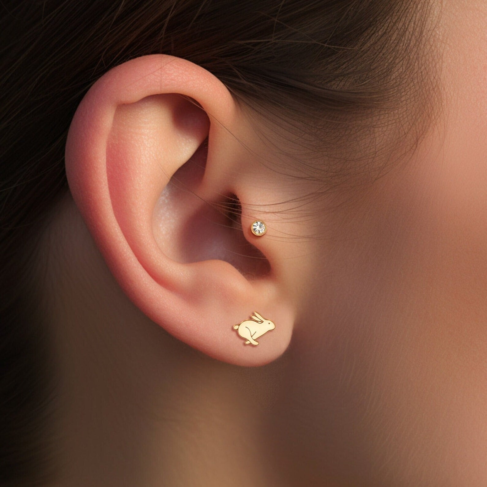 Running Bunny Earrings