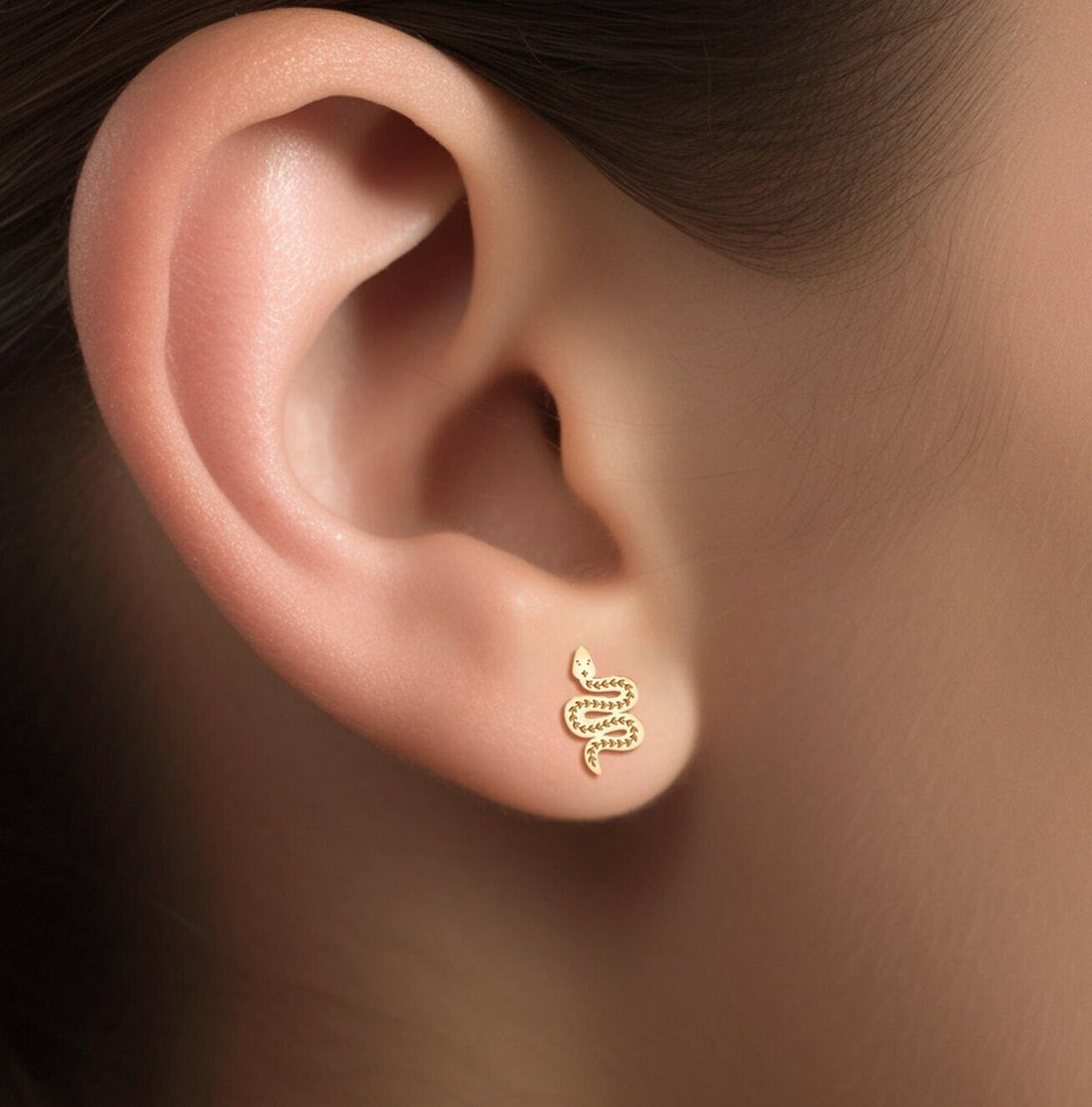 Dainty Snake Earrings