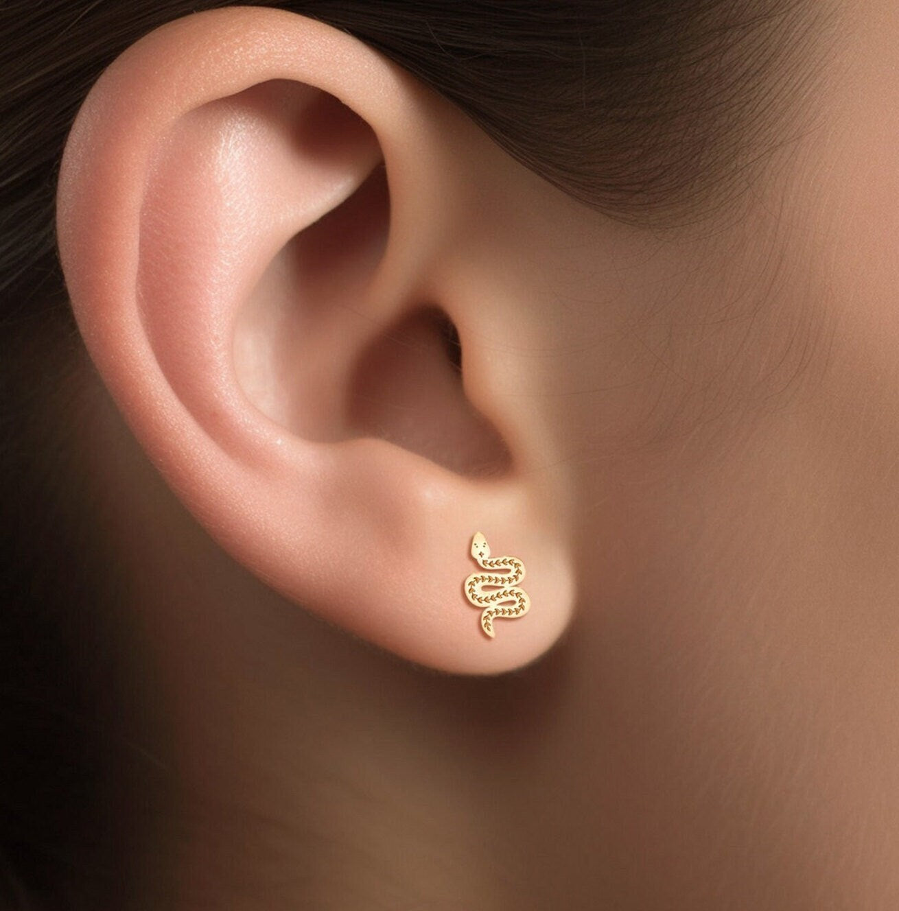 Dainty Snake Earrings