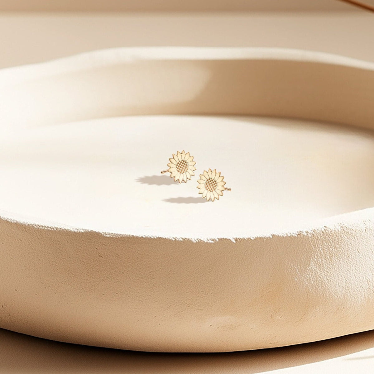 Sunflower Stud Earrings