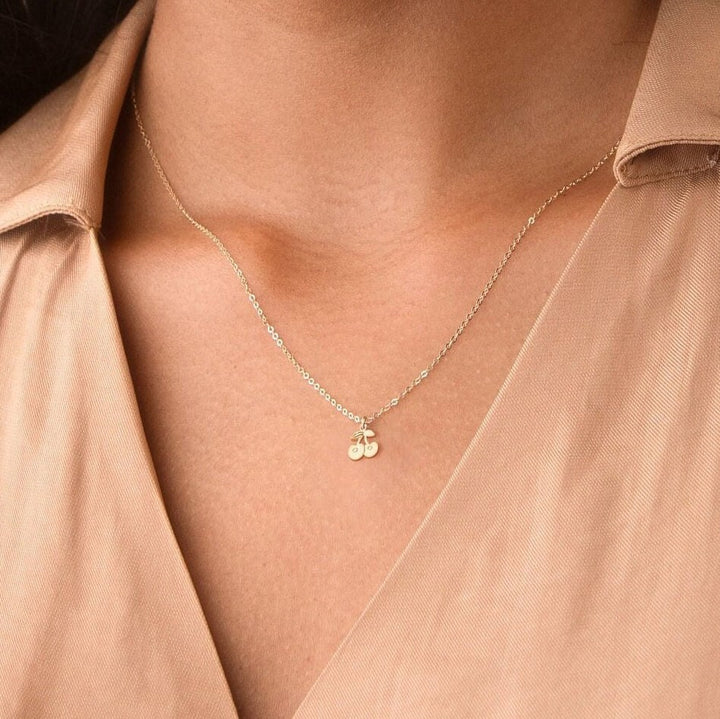 Cherry Necklace Whimsical