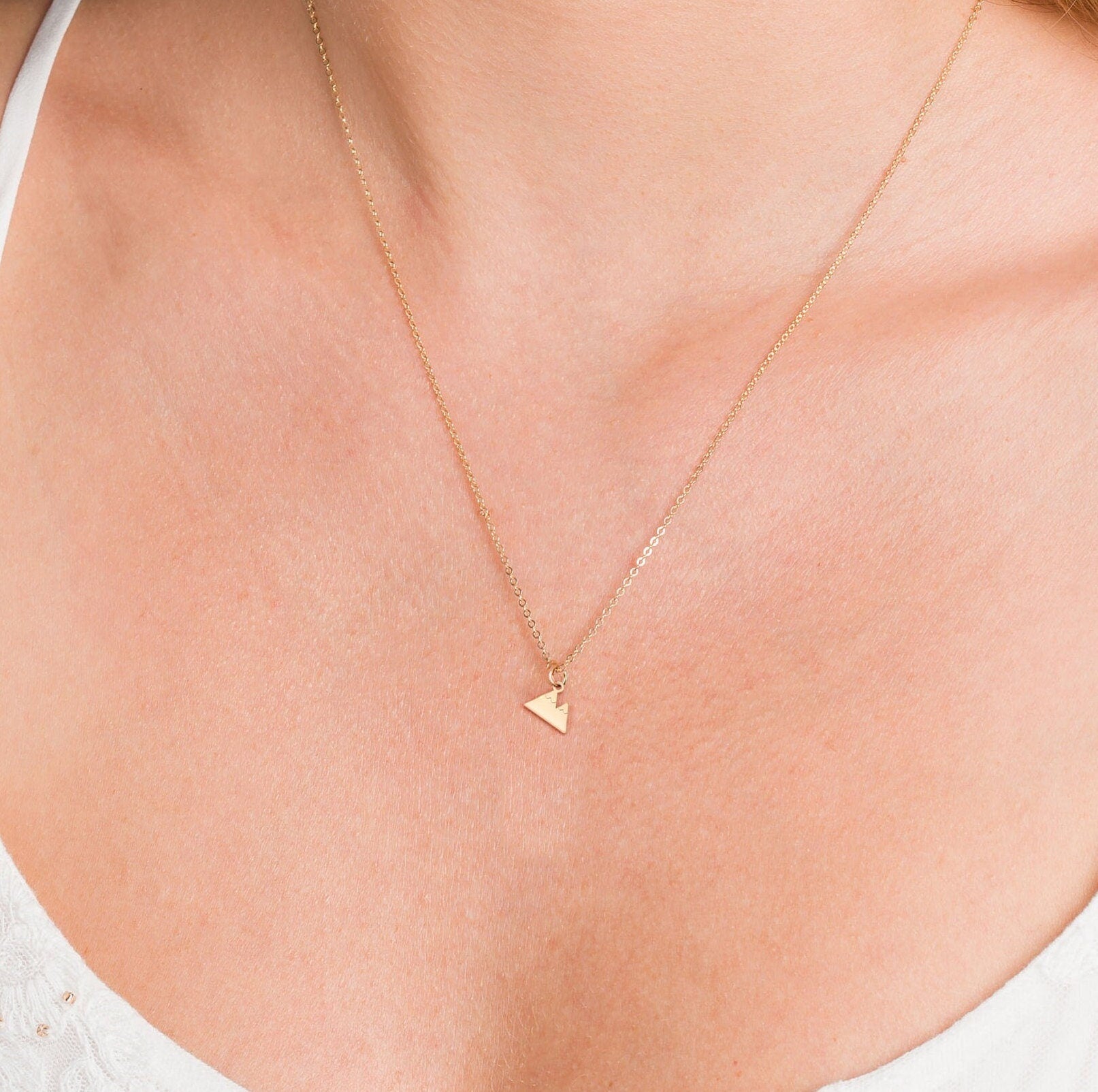 Mountain Range Pendant Necklace