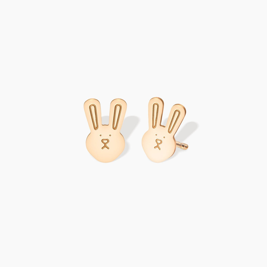 Bunny Head Stud Earrings