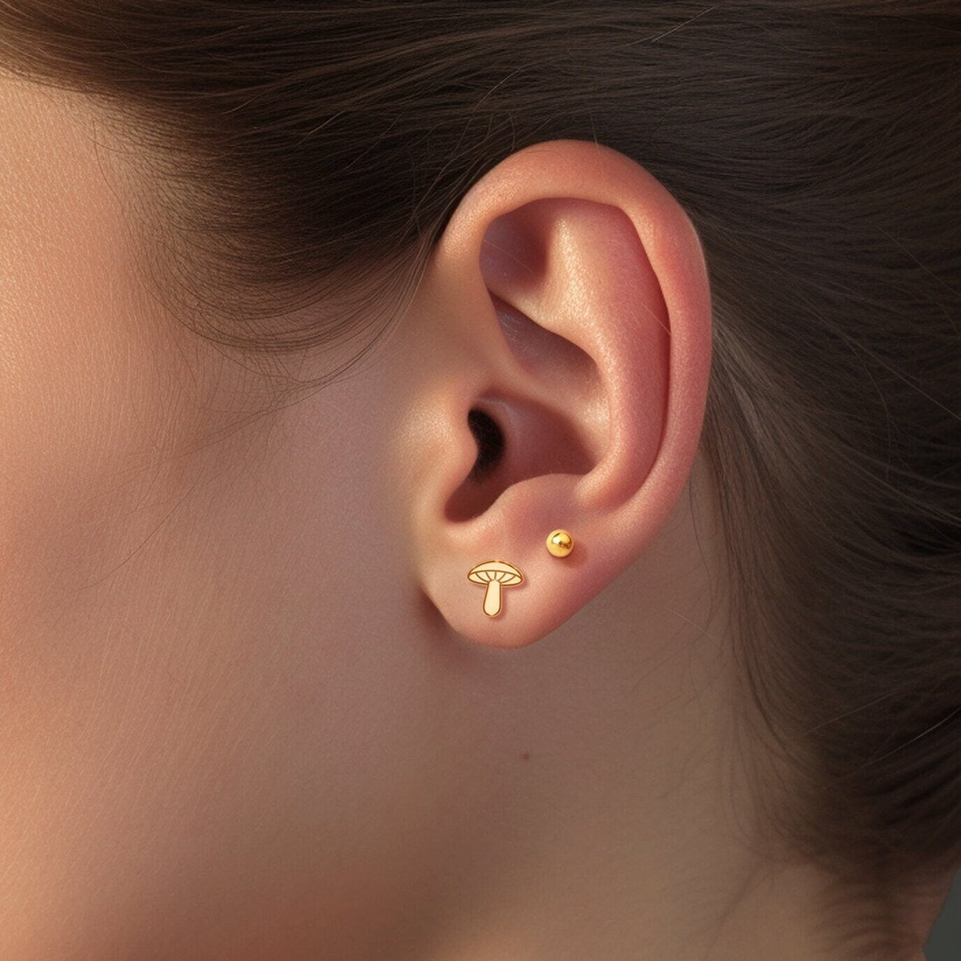 Cute Mushroom Earrings