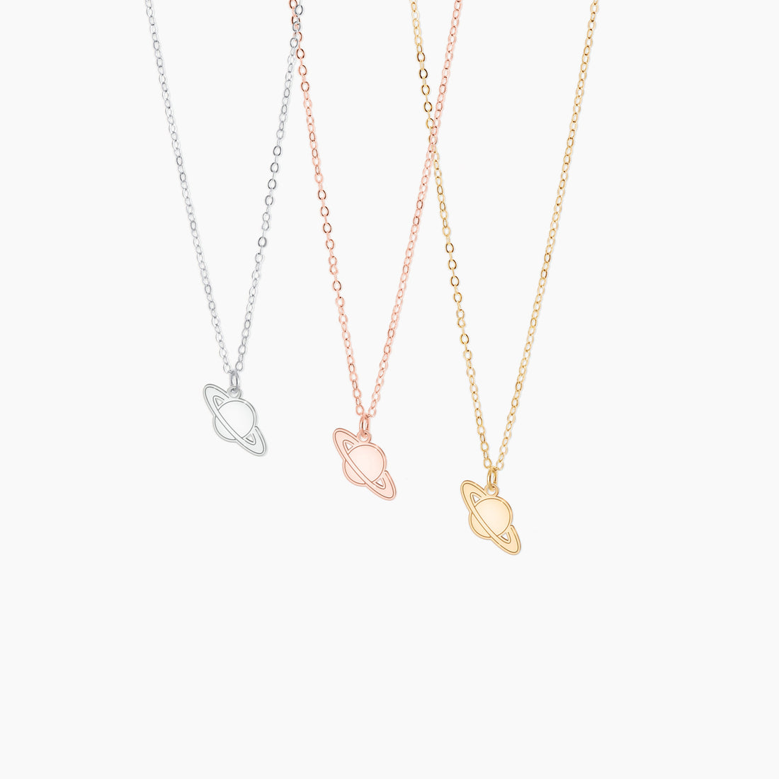 Saturn Pendant Necklace