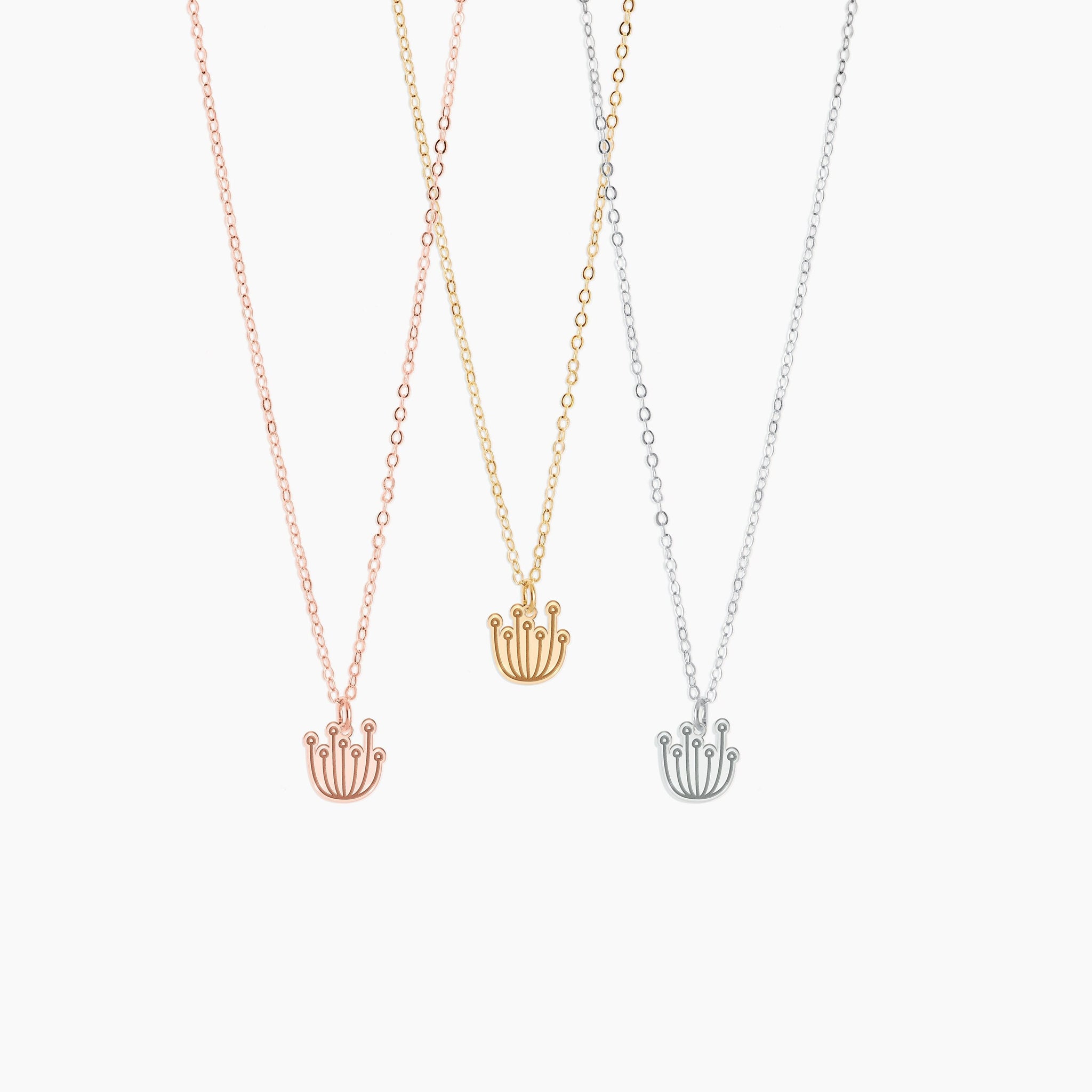 Enoki Mushroom Necklace