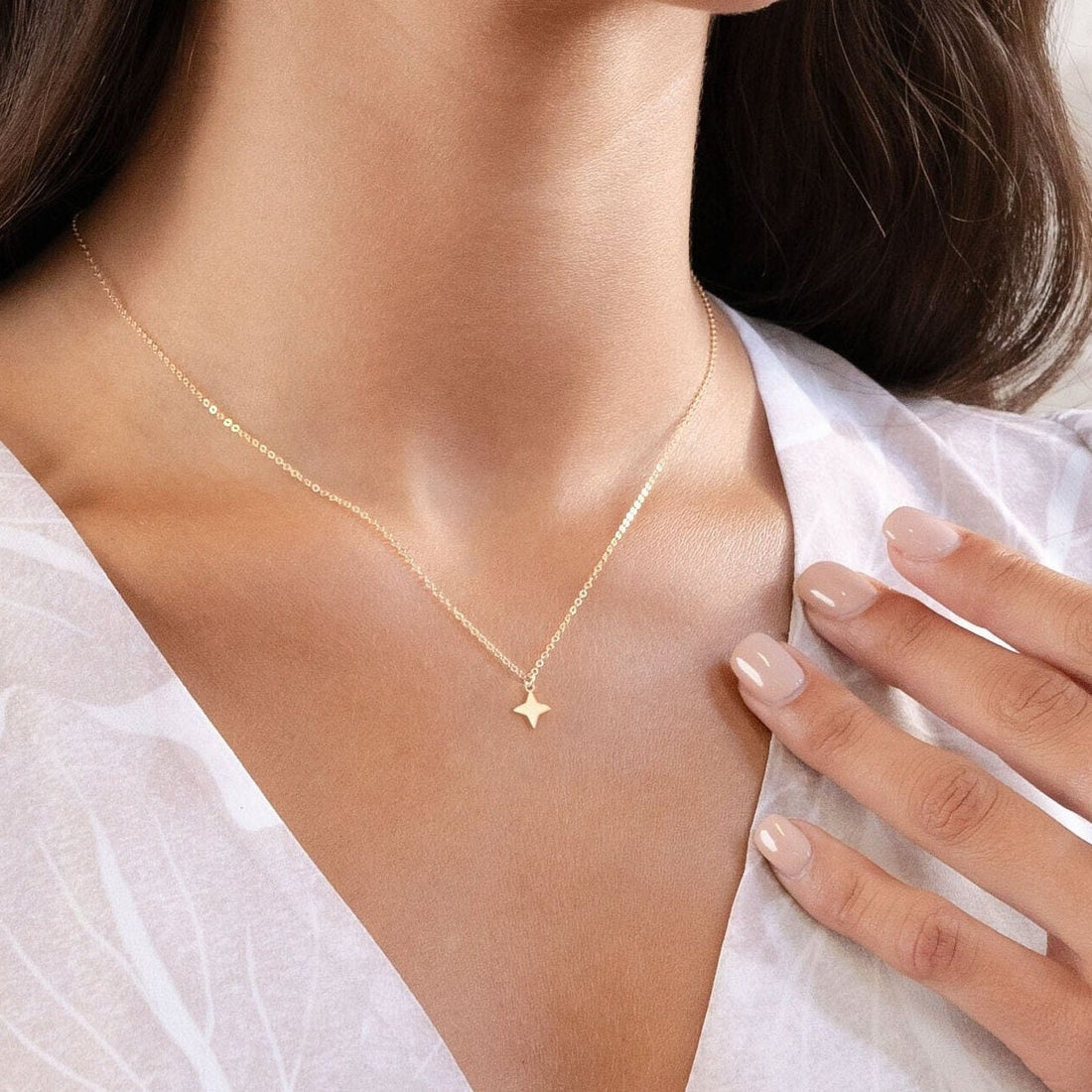 Four Point Star Necklace