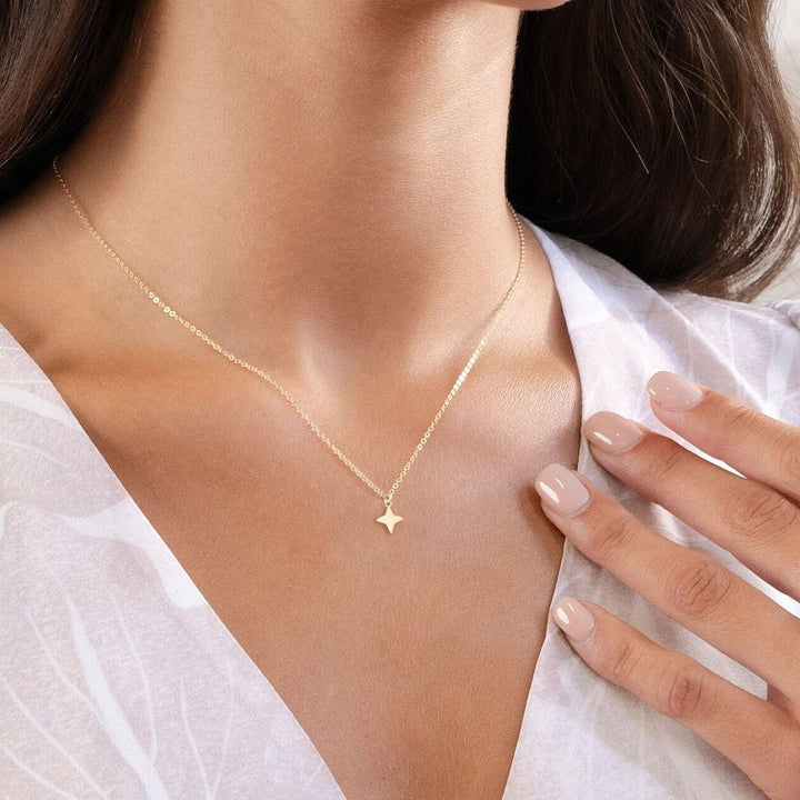 4 point star Necklace