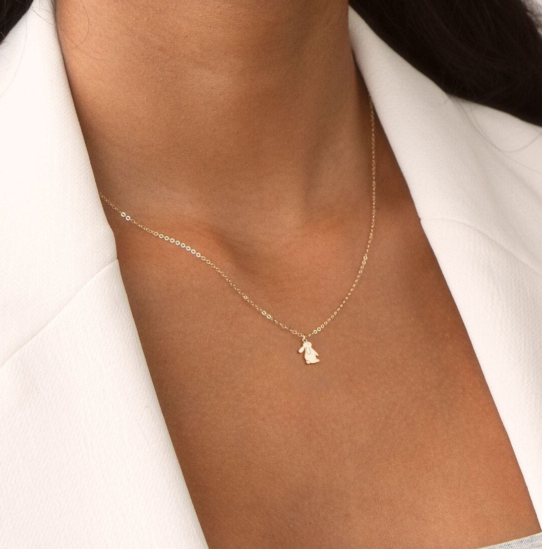 Bunny Pendant Necklace
