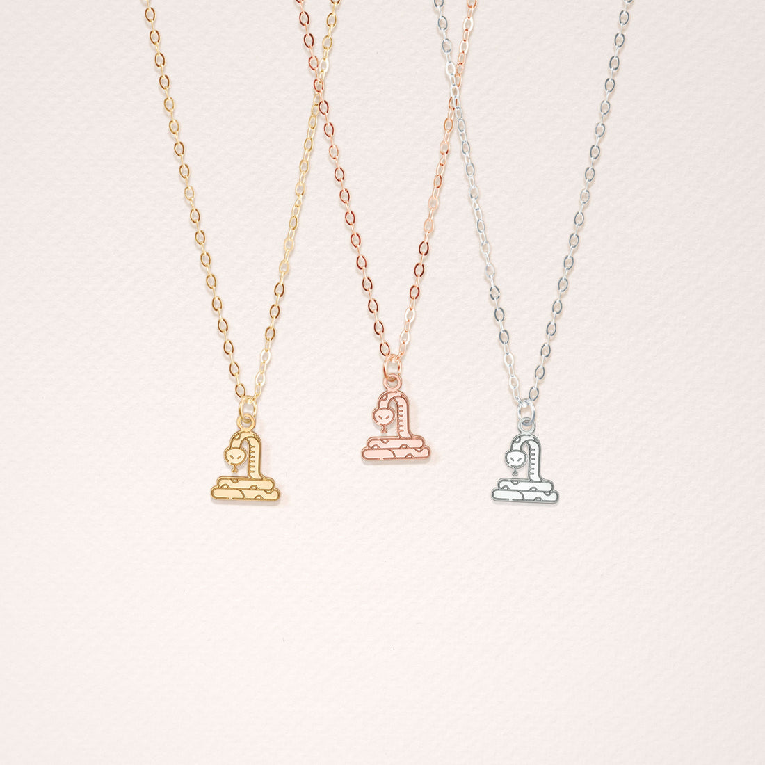 Snake Charm Necklace