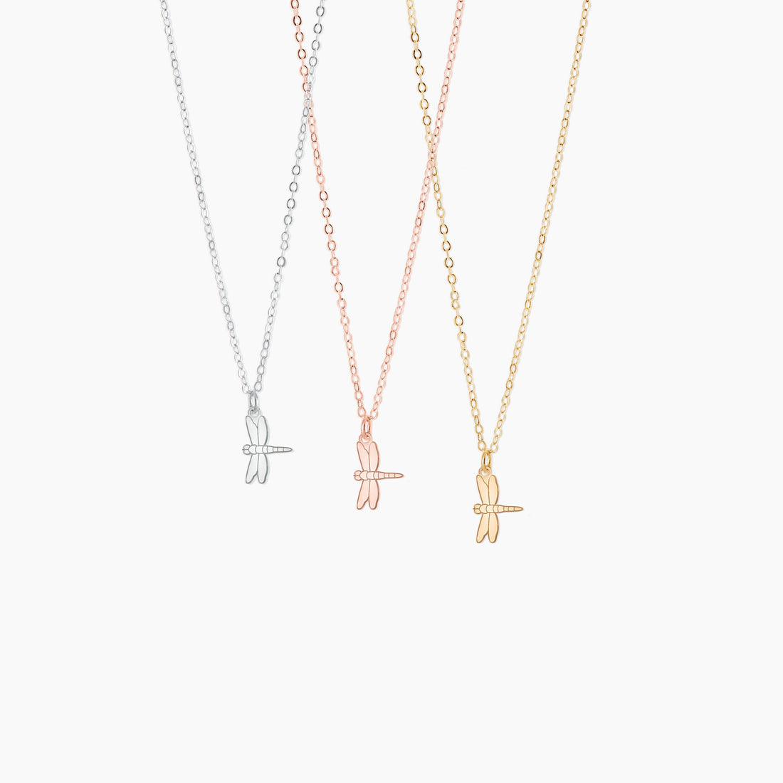 Dragonfly Soaring Pendant Necklace