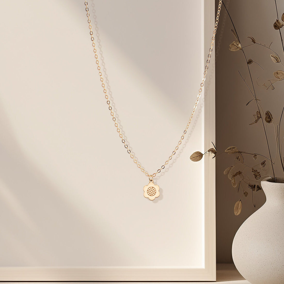 Flower Pendant Necklace