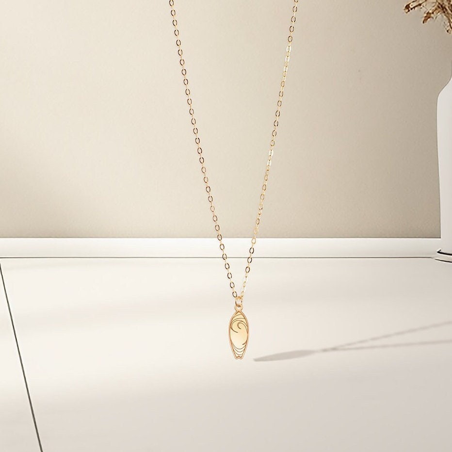 Surf board Necklace
