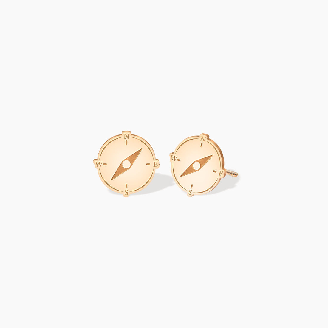 North Star Charm Stud Earrings