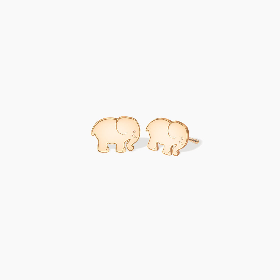 Elephant Earrings Dainty