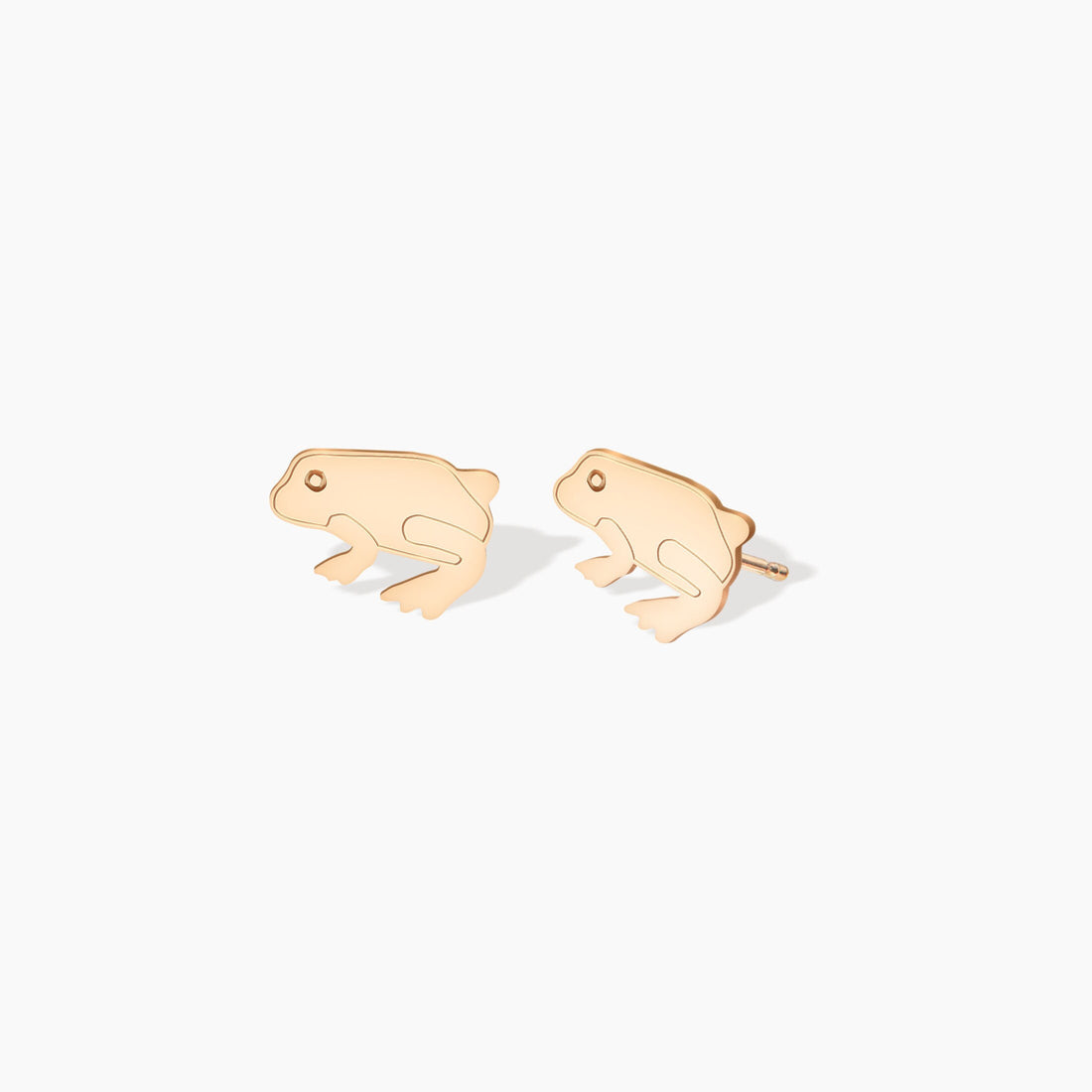 Jumping Frog Stud Earrings