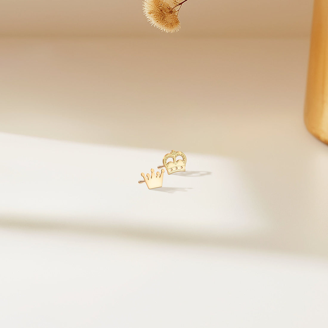 Crown Stud Earrings