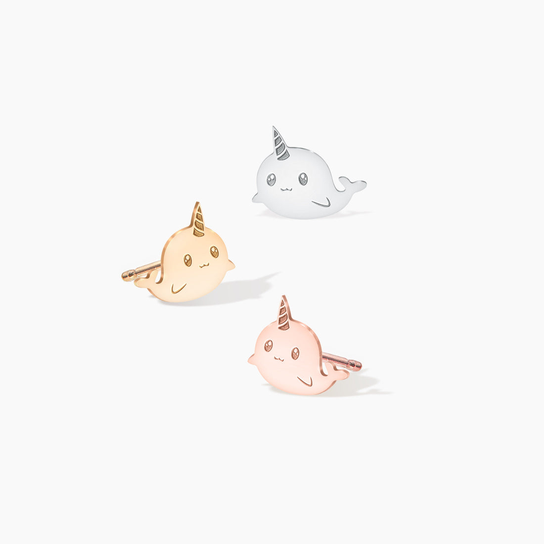 Narwhal Stud Earrings