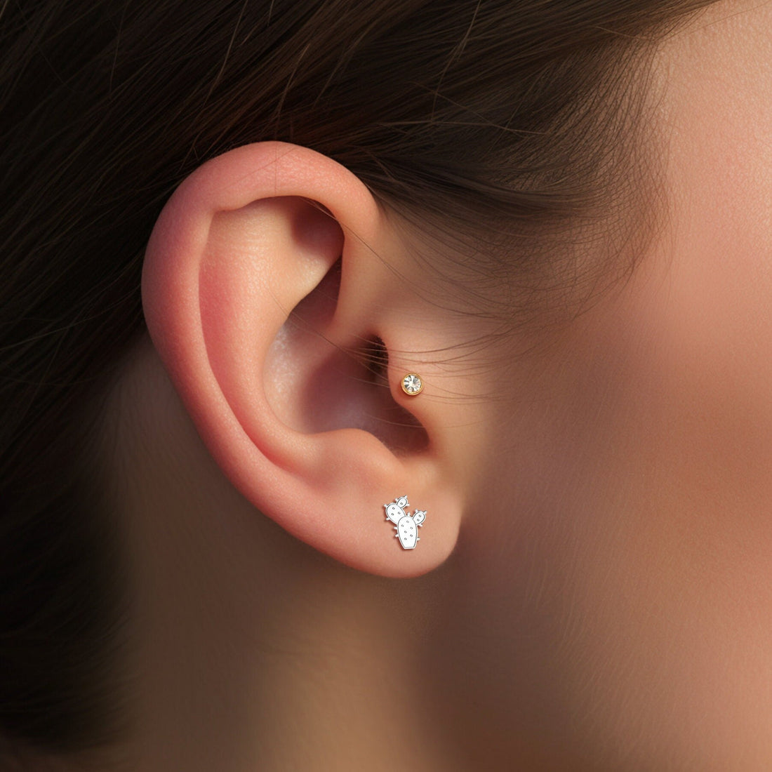 Cactus Earring Dainty