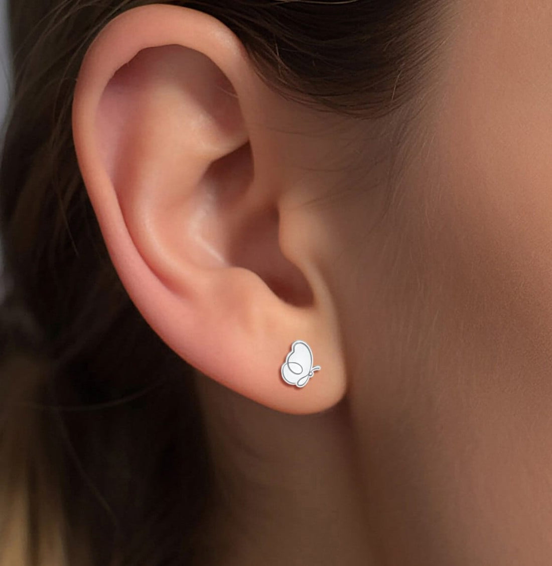 Butterfly Stud Earrings