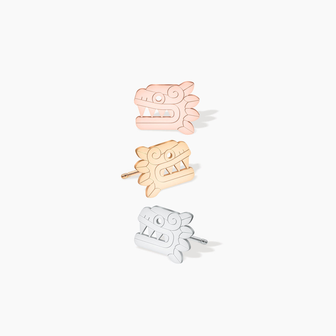 Gold Dragon Earrings