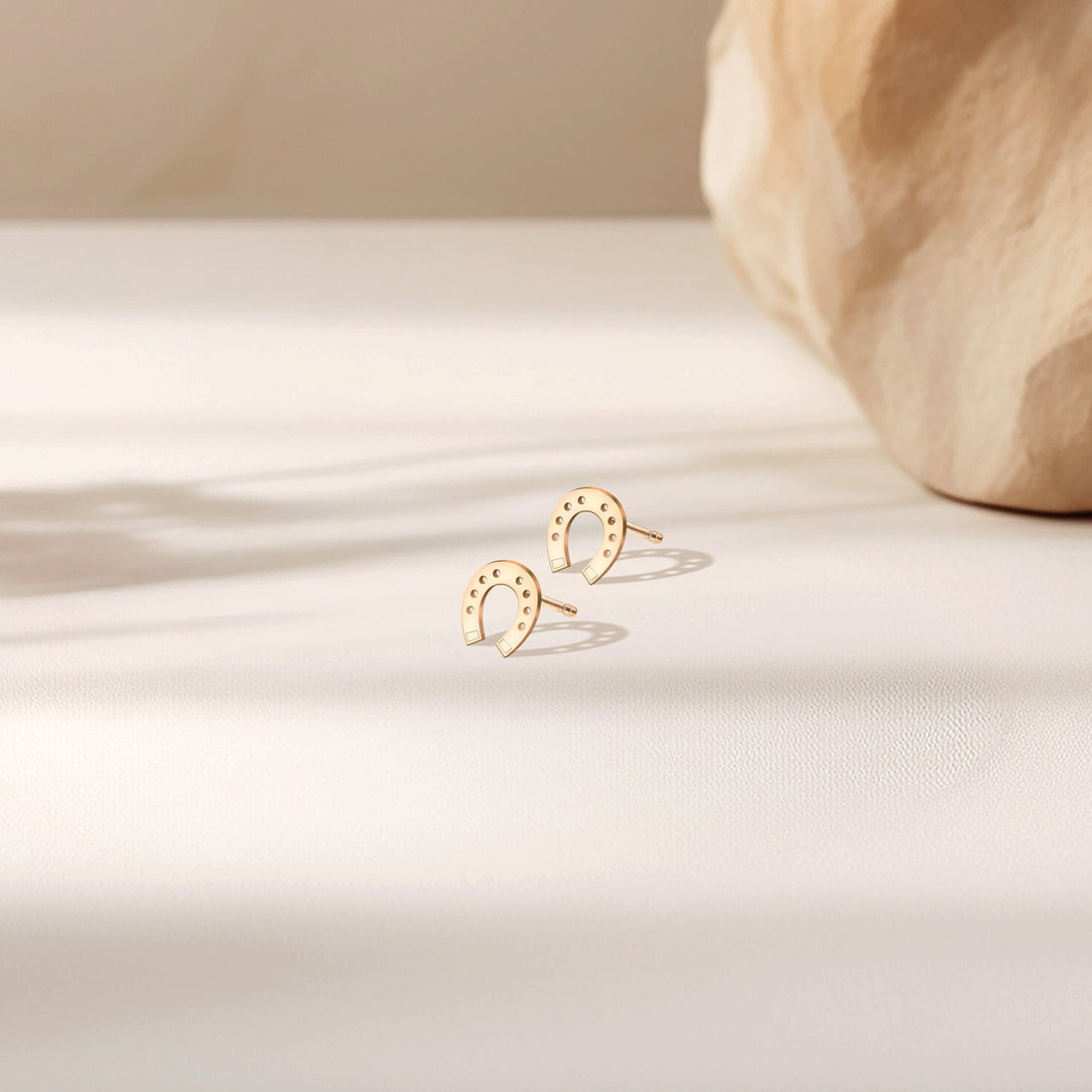 Horseshoe Stud Earrings