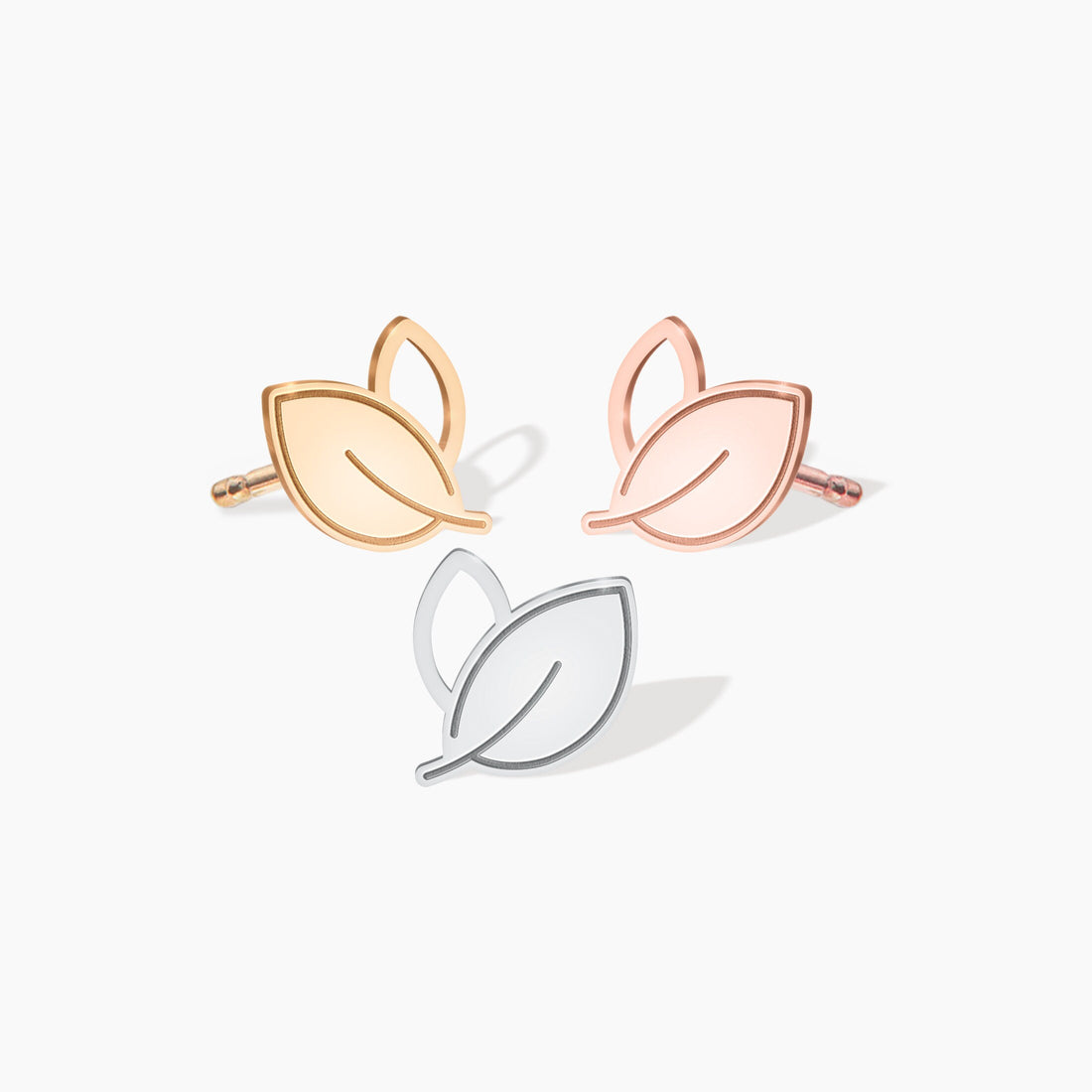 Leaf Stud Earrings
