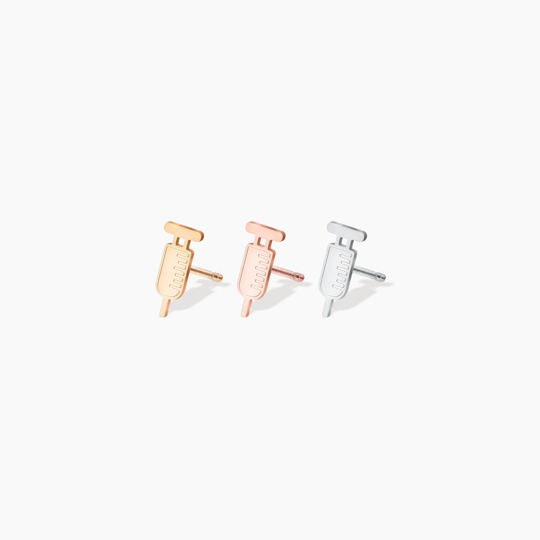 Syringe Stud Earrings