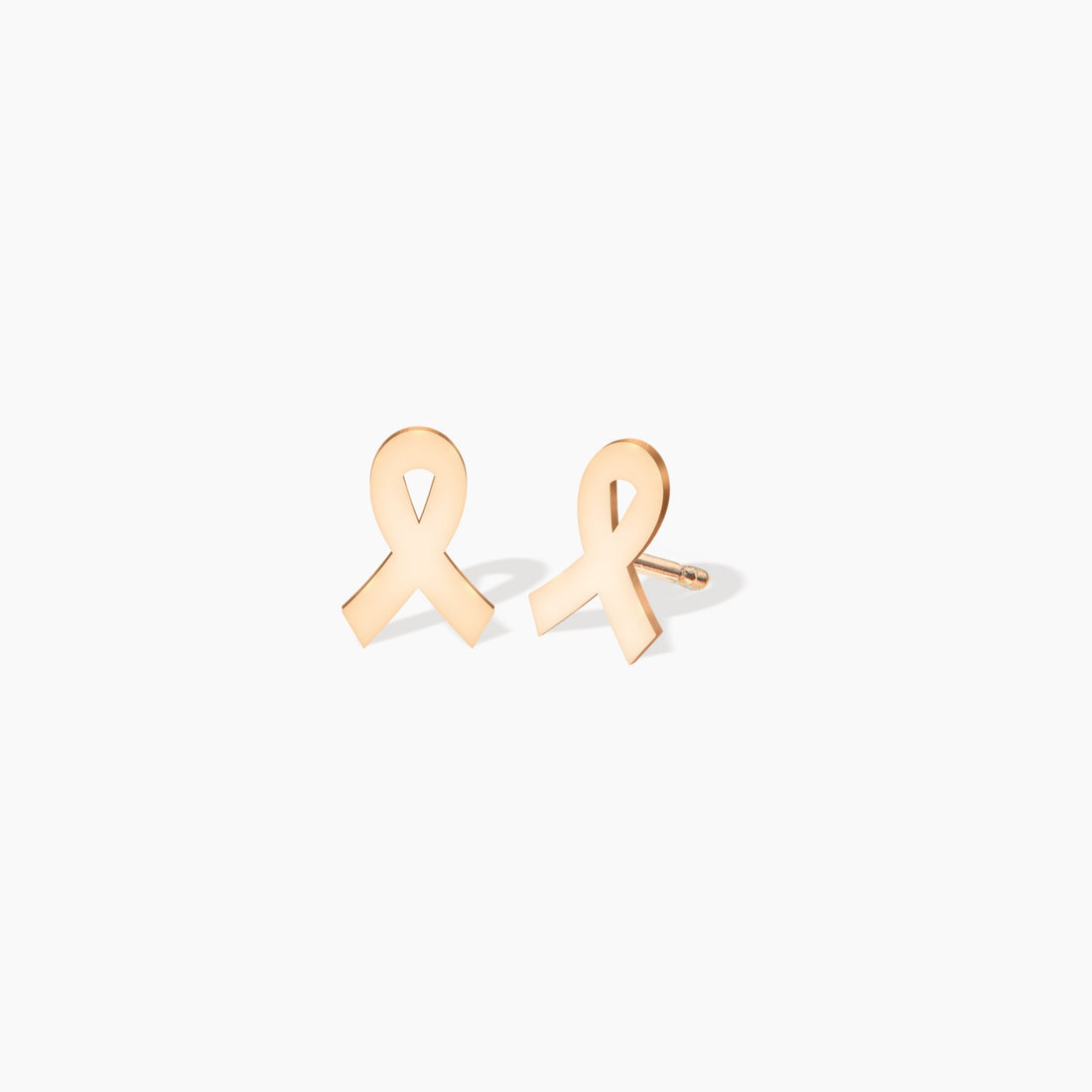Cancer Awareness Ribbon Stud Earrings