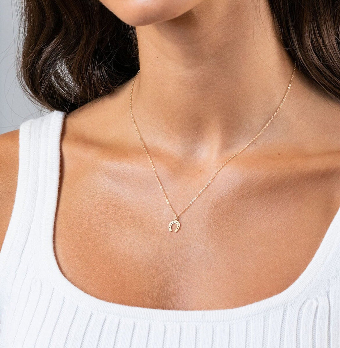Horseshoe Necklace Whimsical