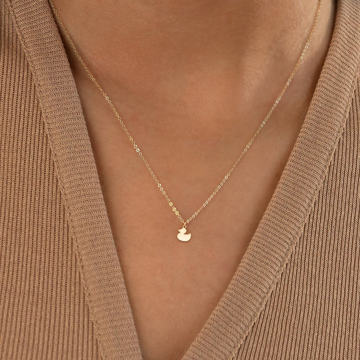 Dainty Rubber Ducky Necklace