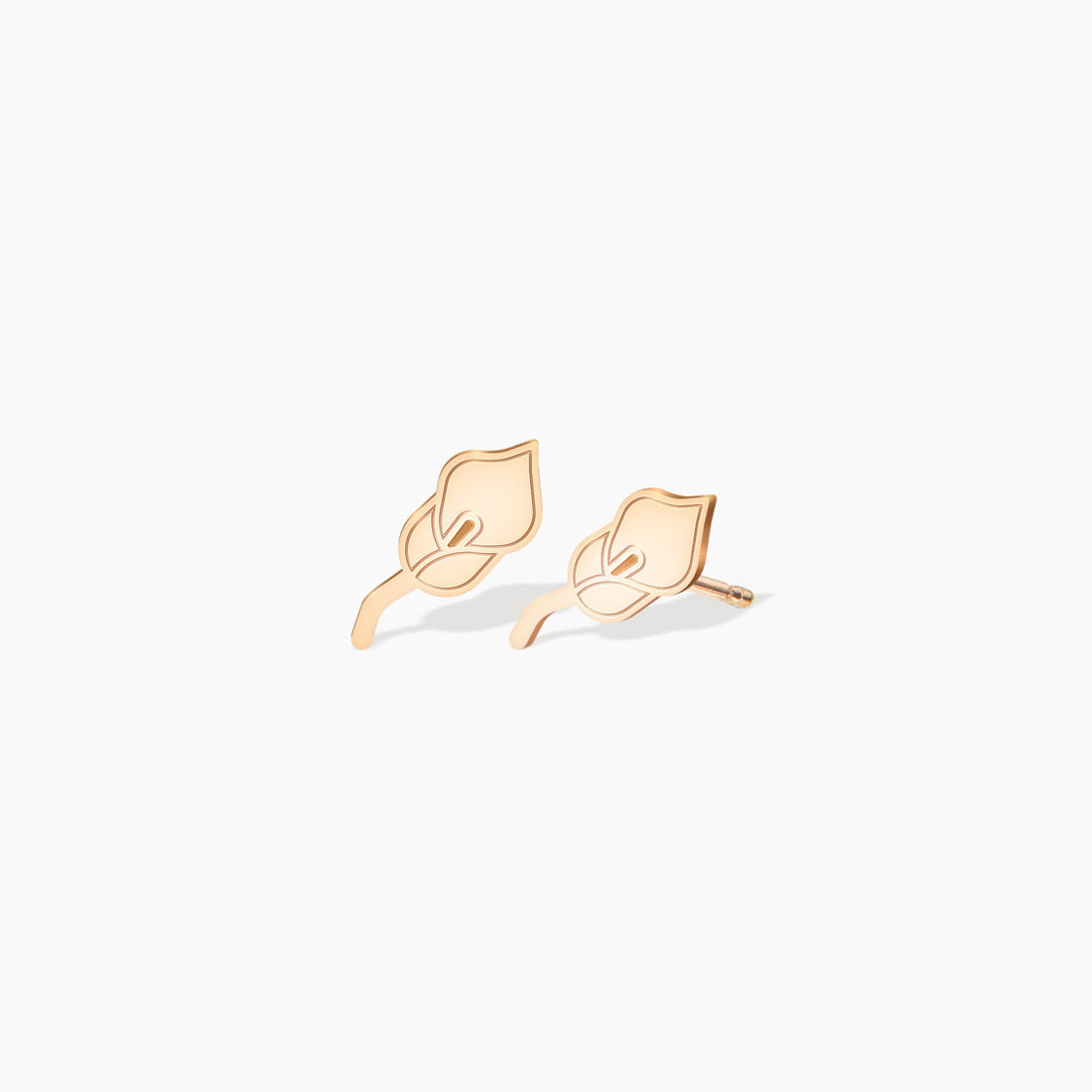 Orchid Flower Earrings Dainty