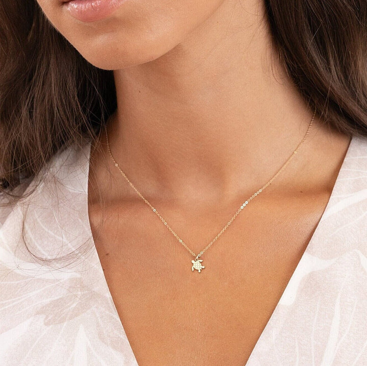 Cute Sea Turtle Necklace
