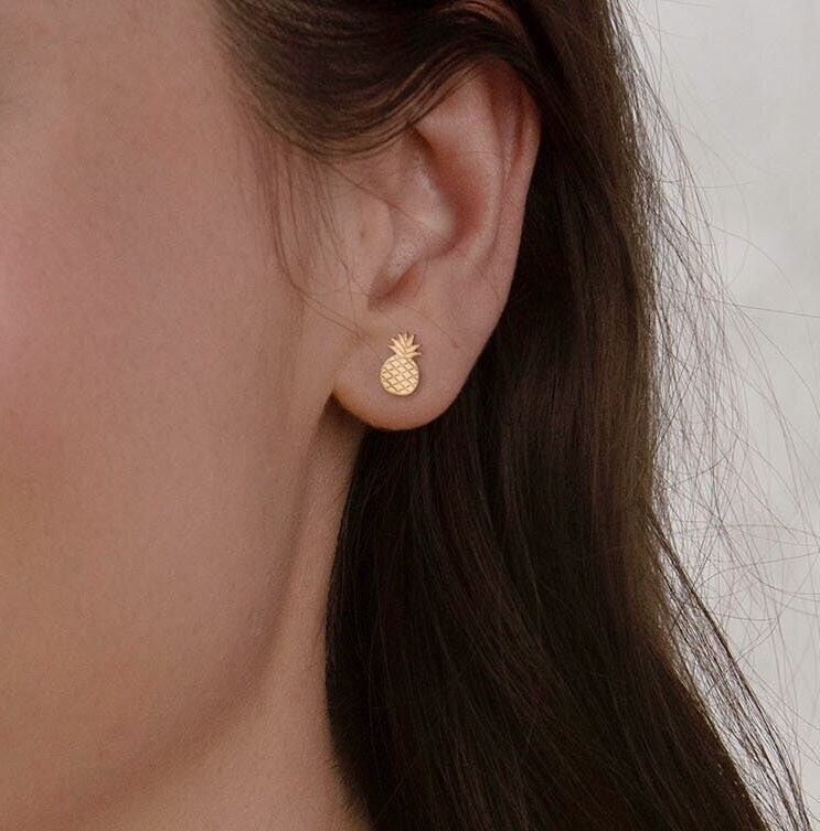 Pineapple Stud Earrings