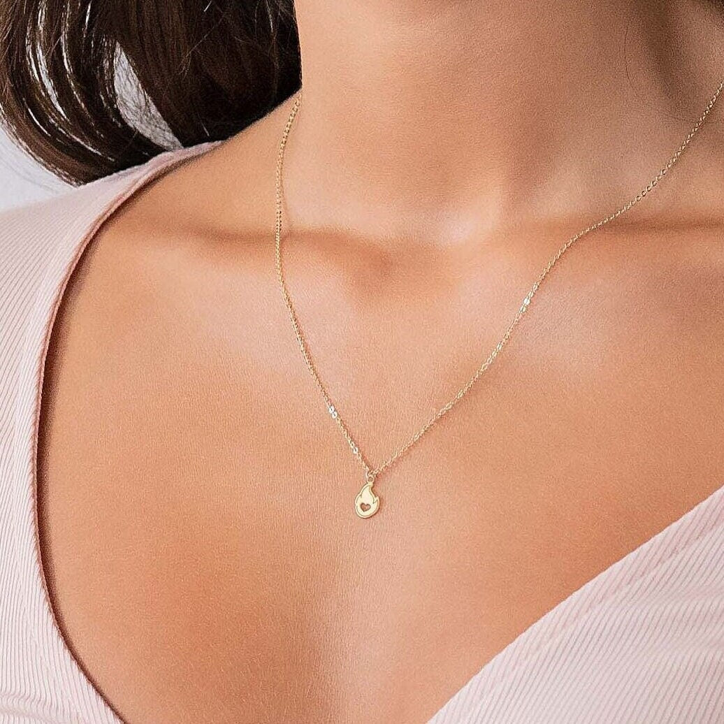Heart Flame Necklace