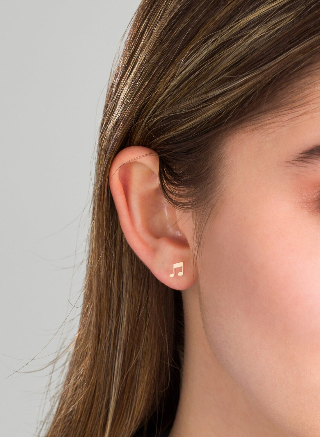 Musical Note Stud Earrings