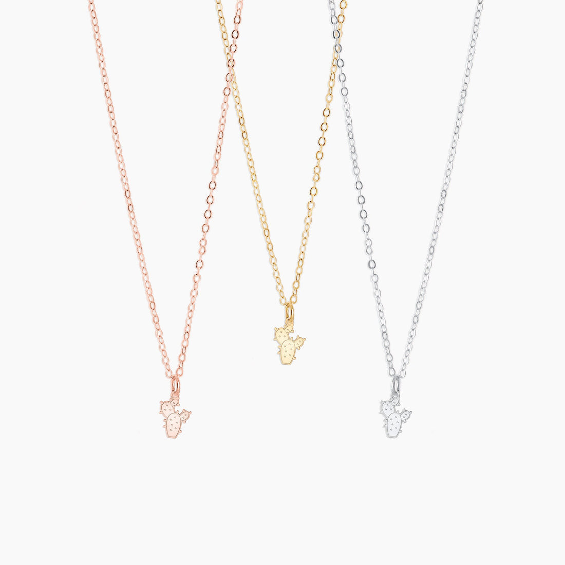 Cactus Pendant Necklace