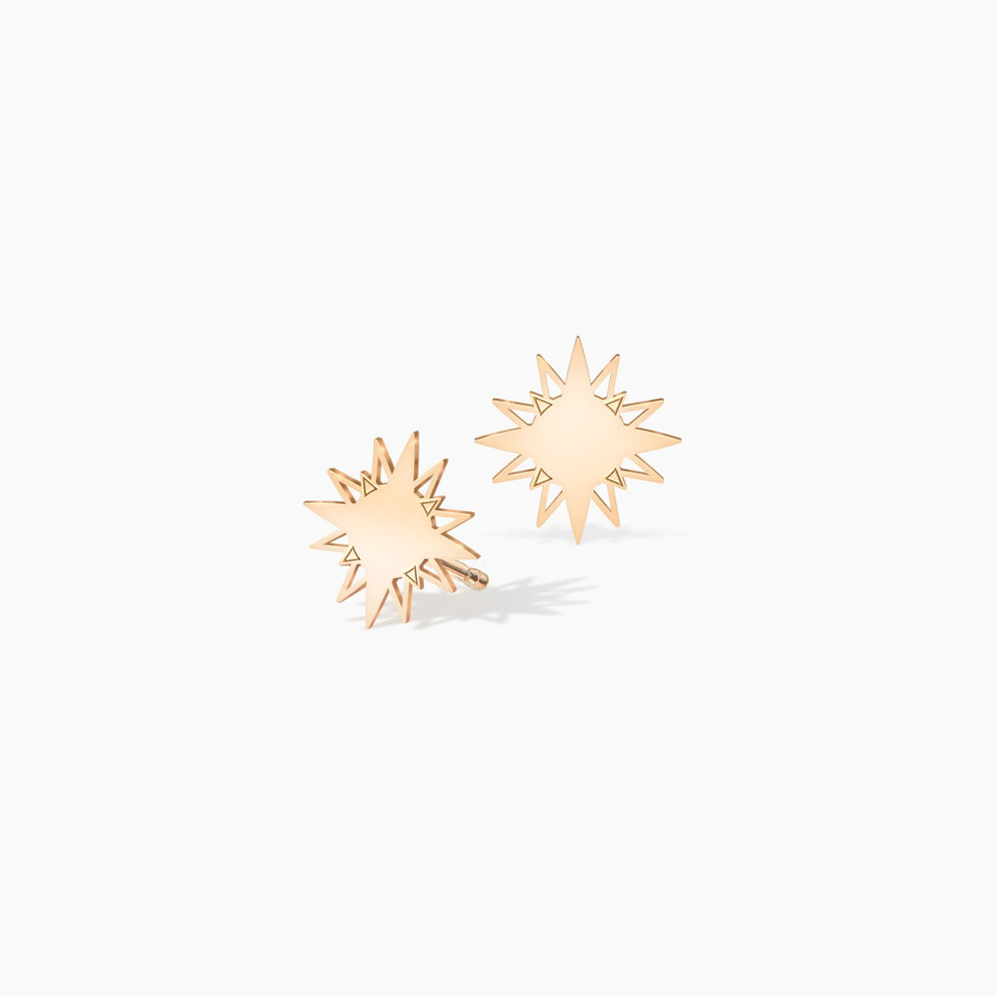 Starburst Charm Stud Earrings
