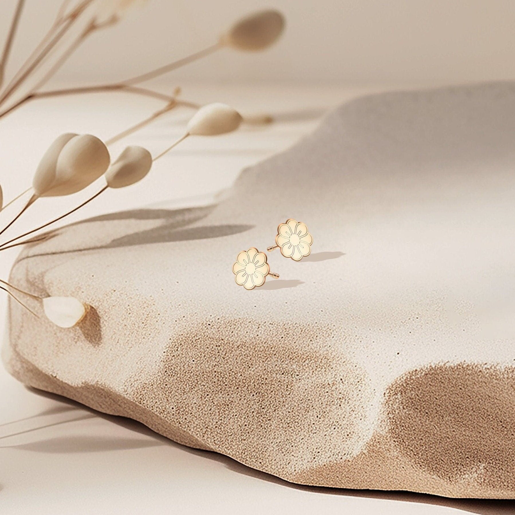Flower Earrings Dainty