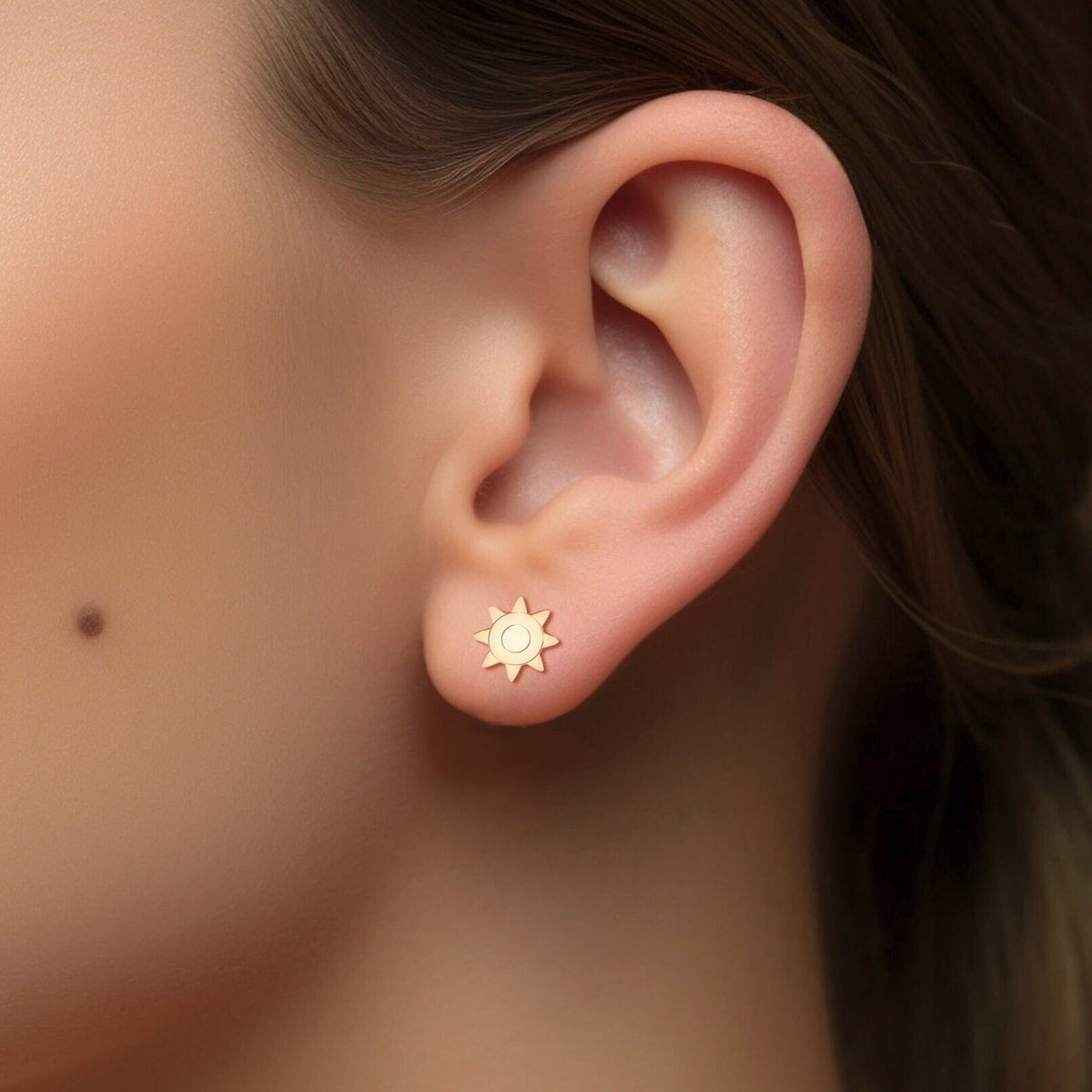 Sun Stud Earrings