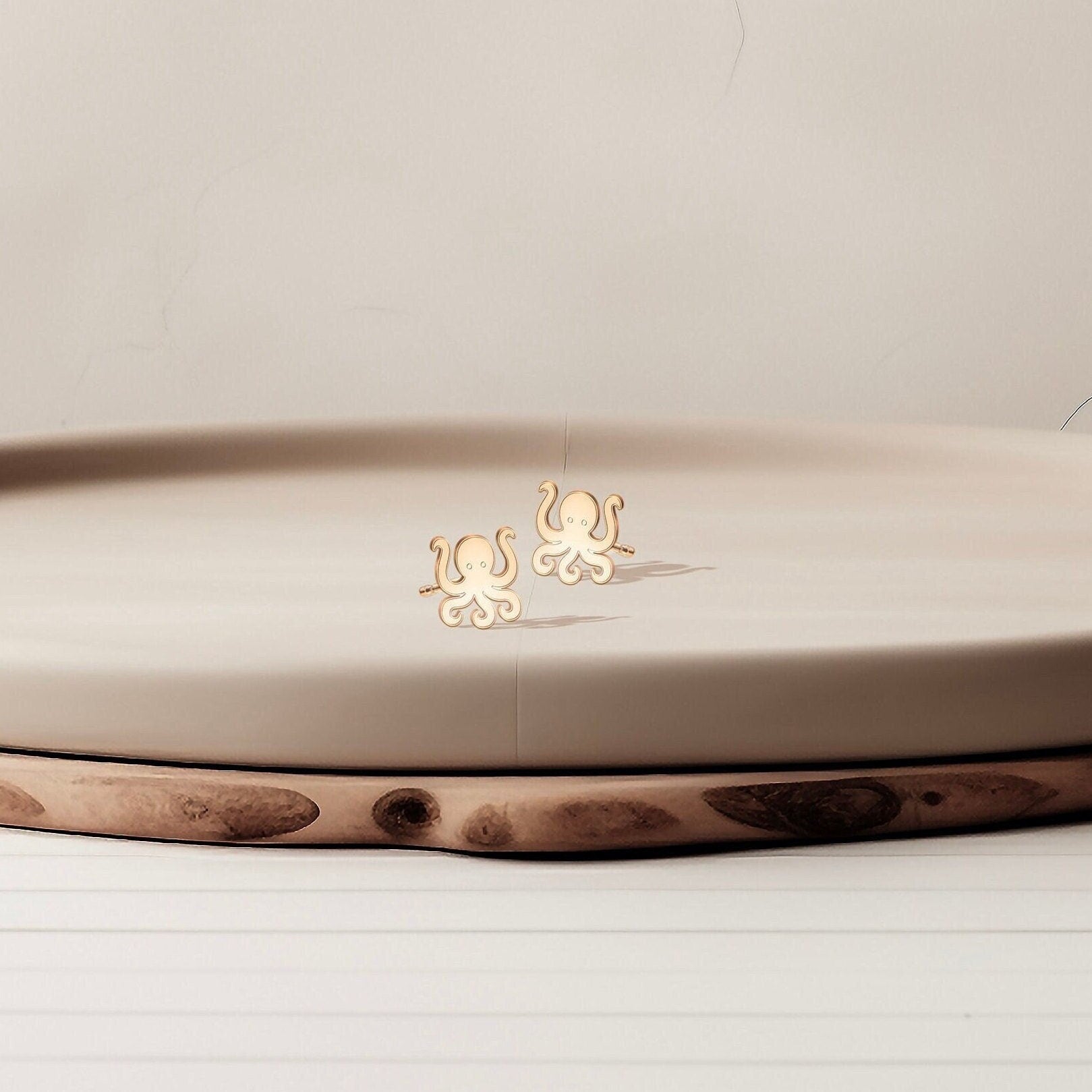 Octopus Stud Earrings