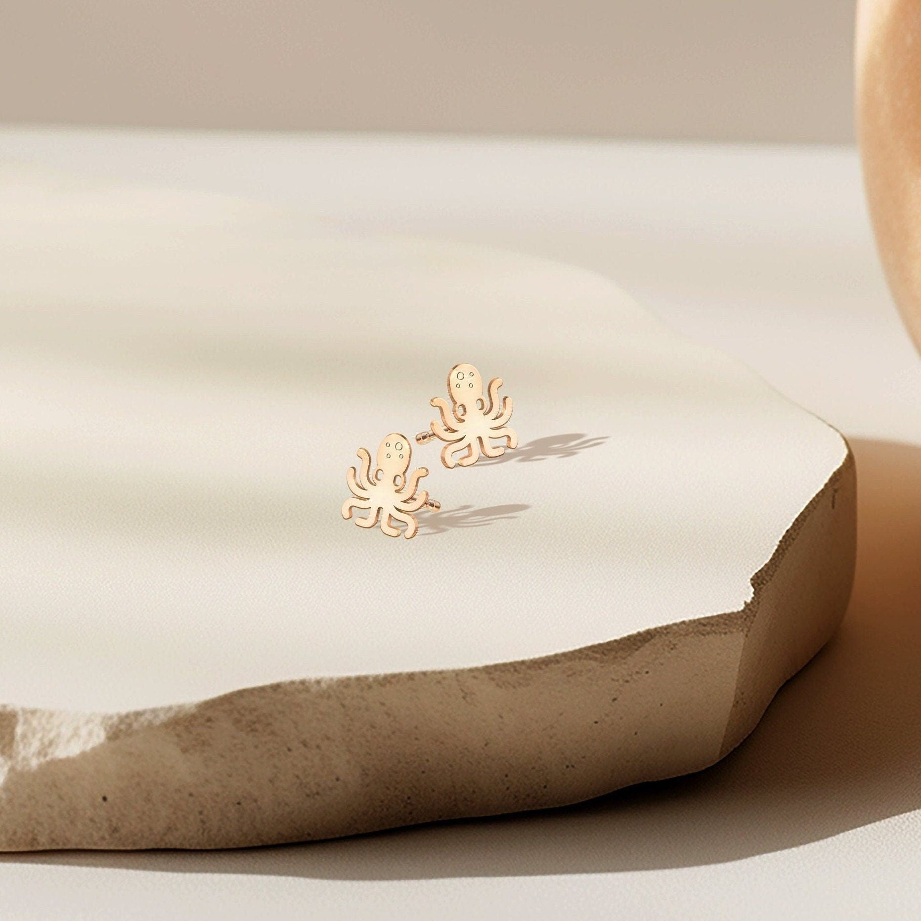 Octopus Monster Stud Earrings