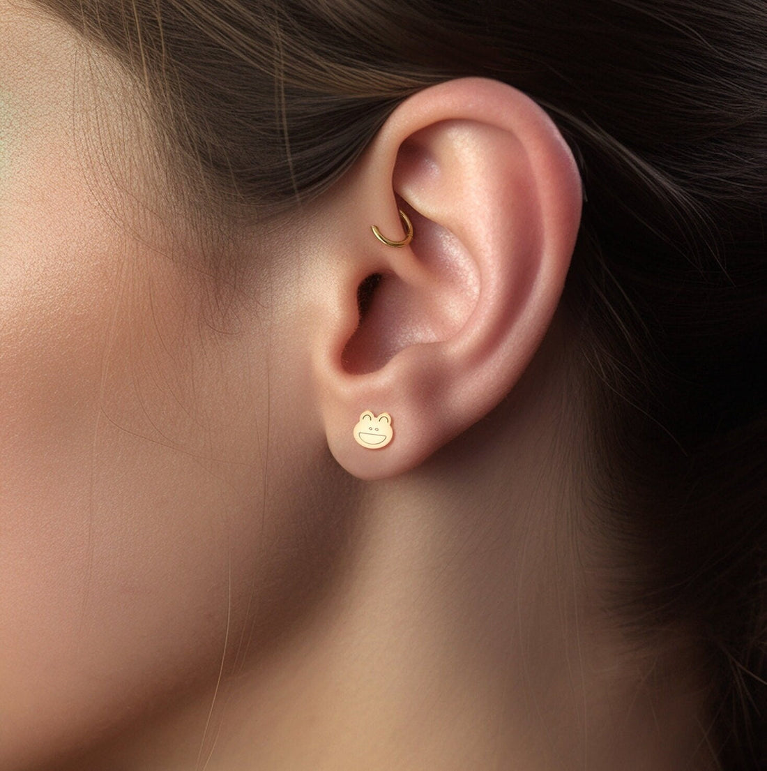 Smiling Frog Earrings