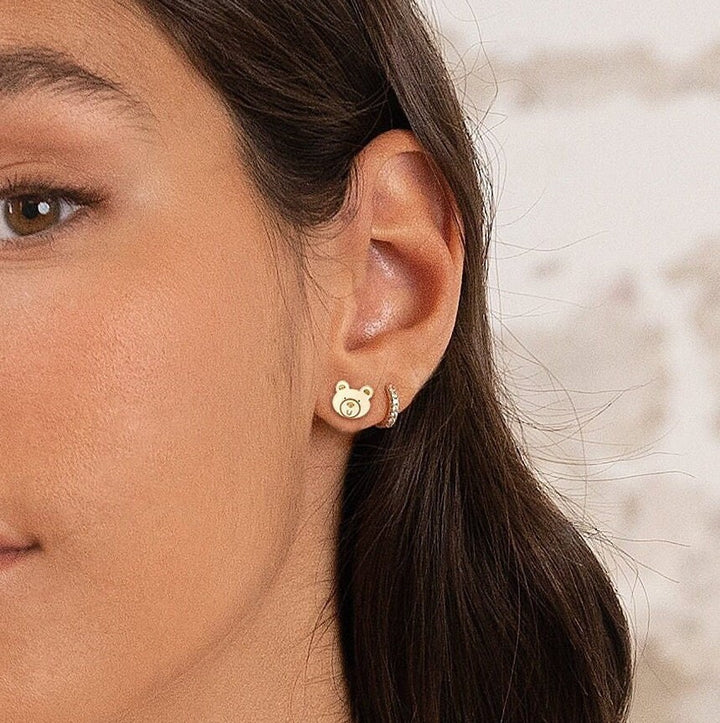 Bear Stud Earrings