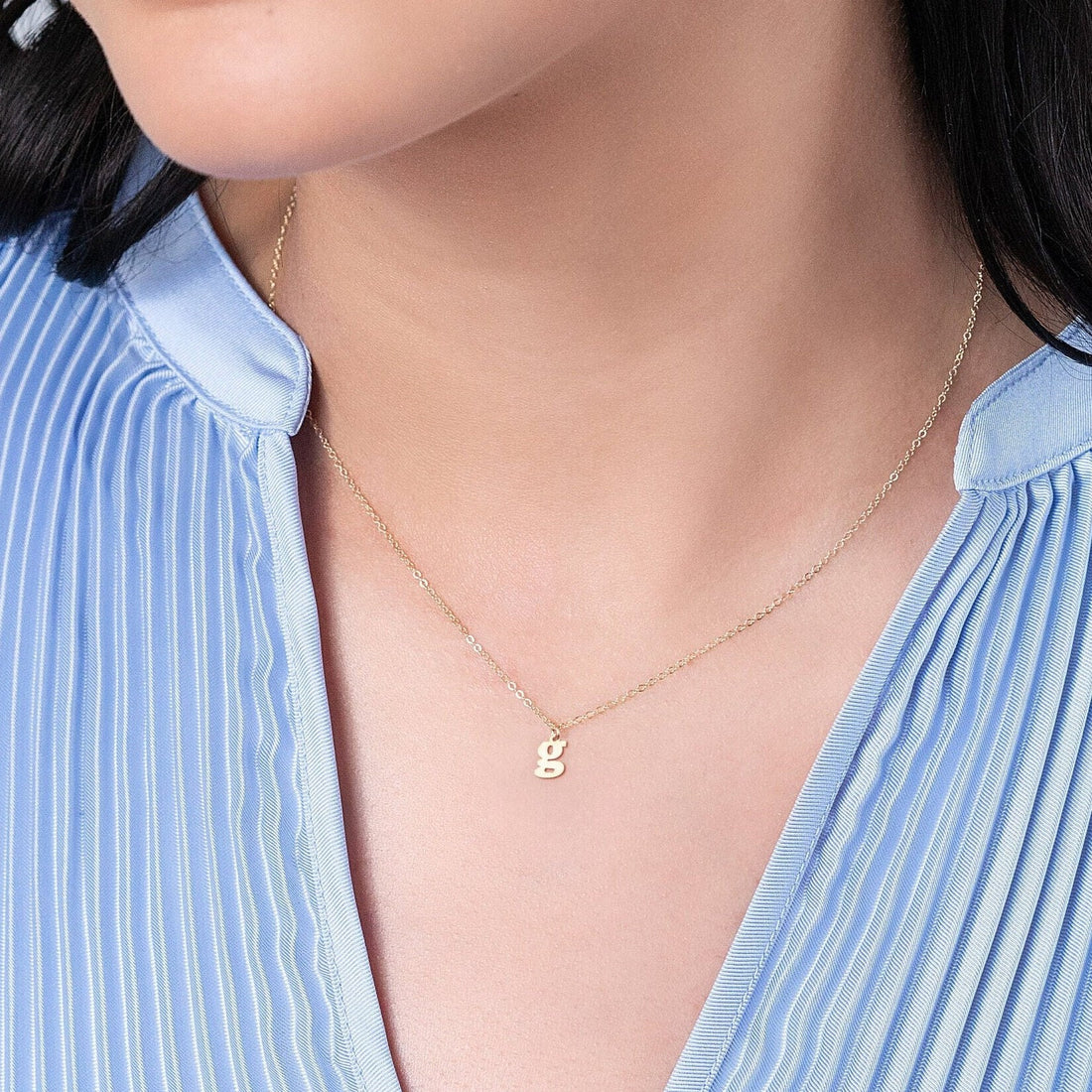 Lowercase Initial Necklace