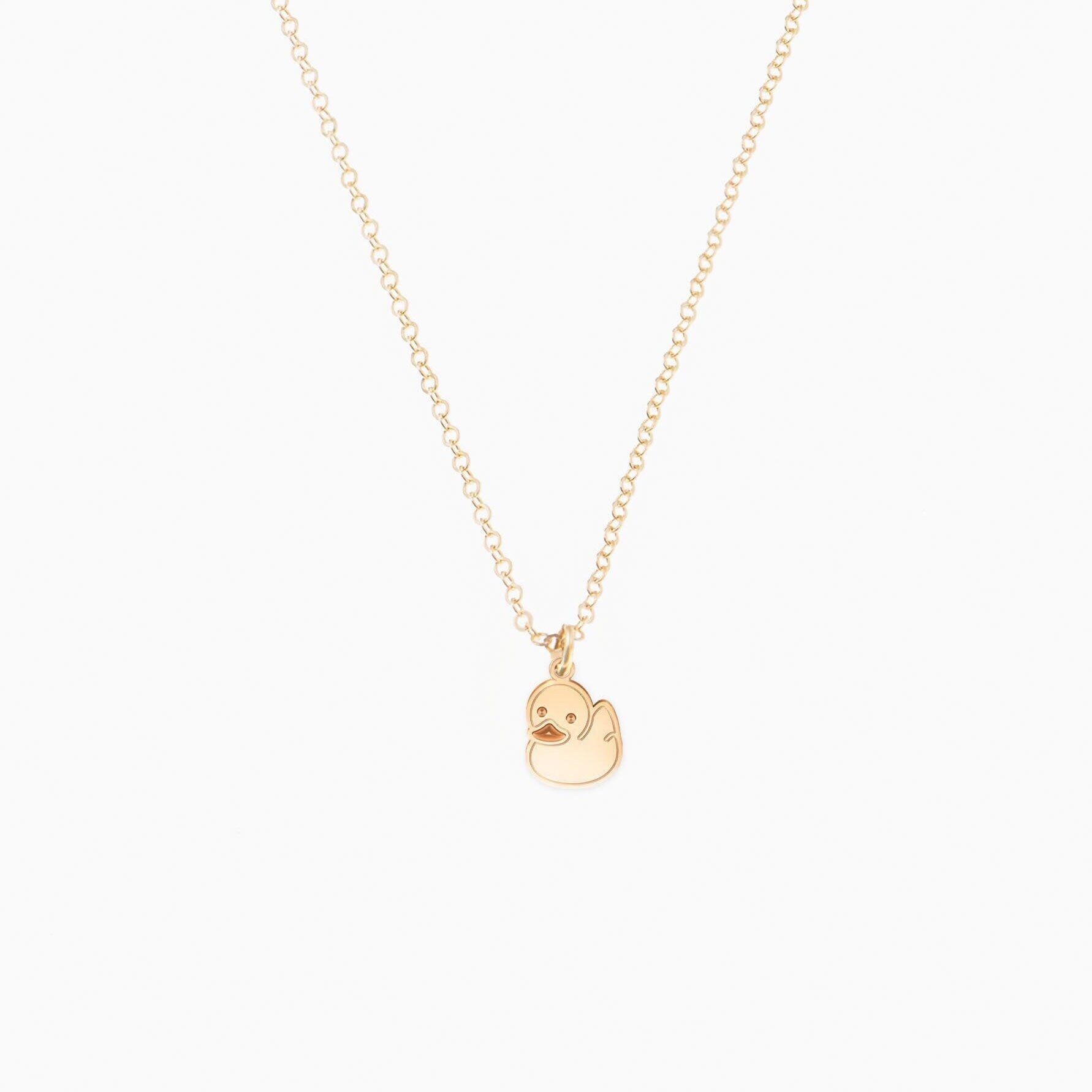 Rubber Duck Pendant Necklace