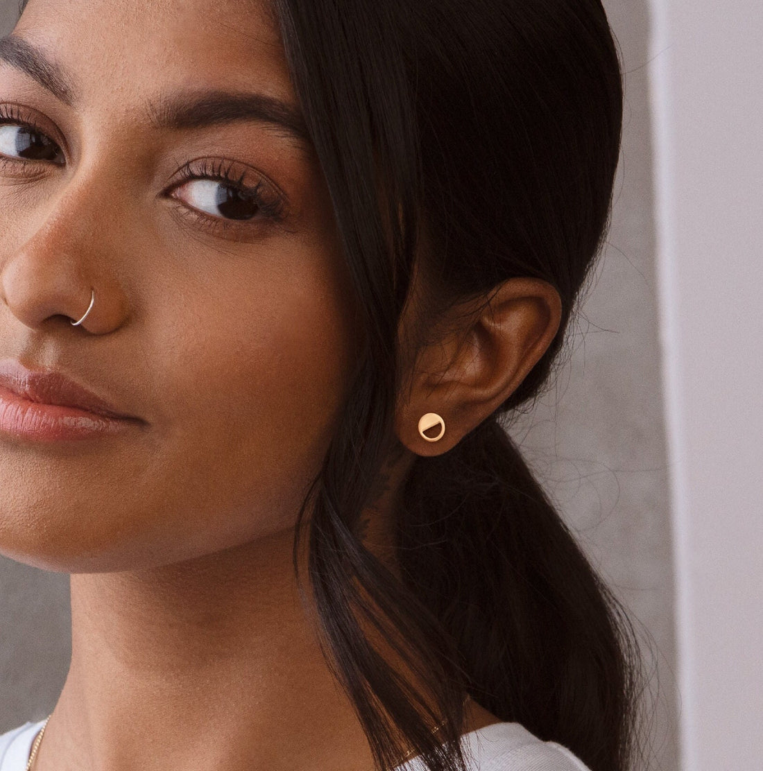 Half Moon Earrings