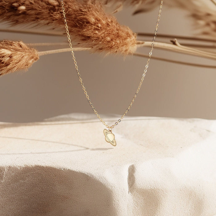 Saturn Pendant Necklace