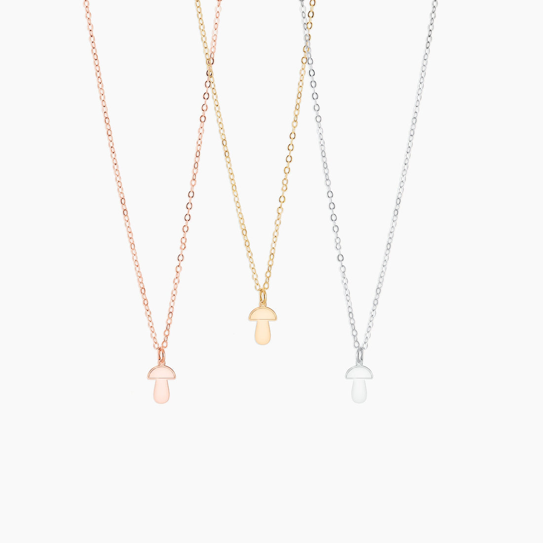 Mushroom Pendant Necklace