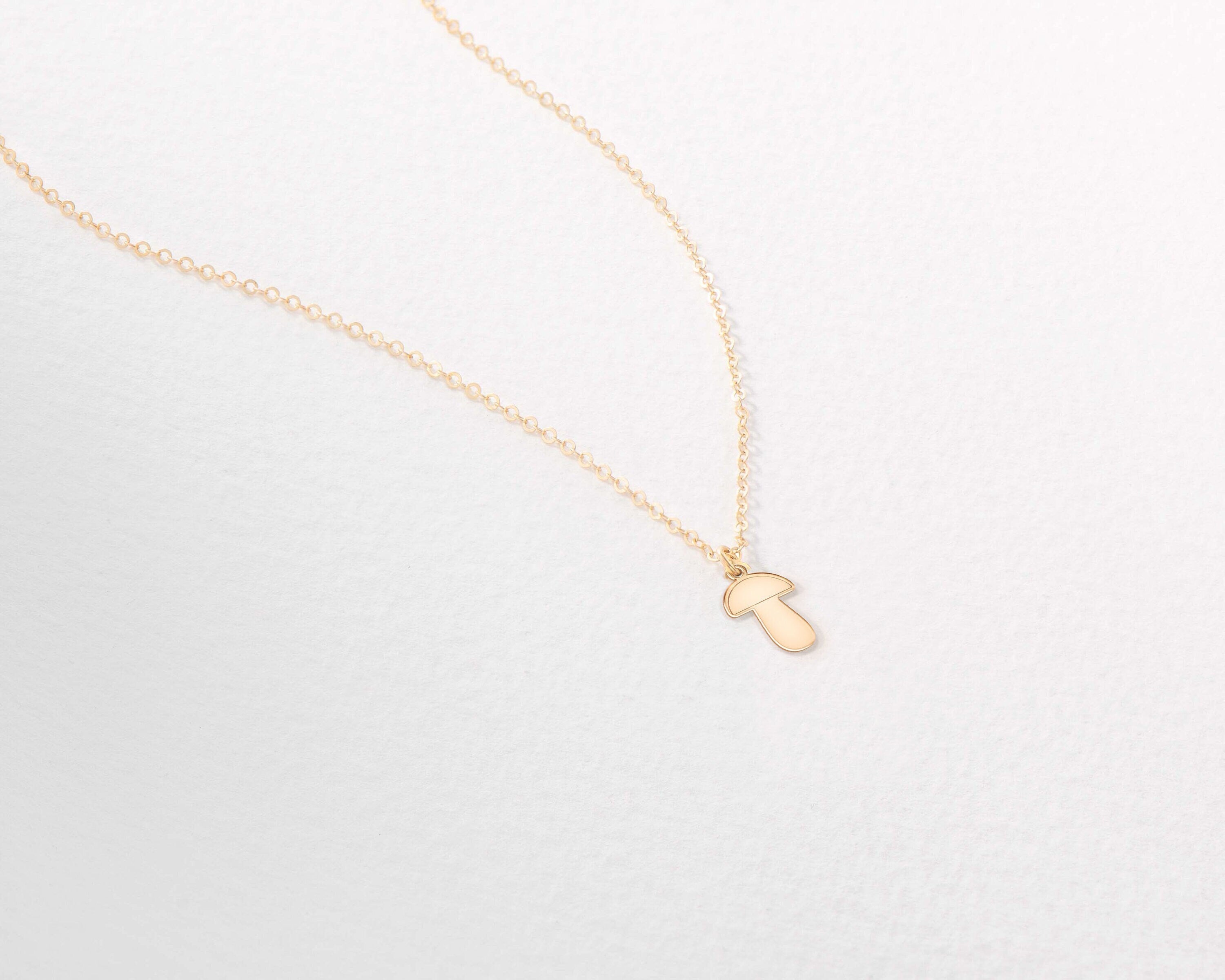 Mushroom Pendant Necklace